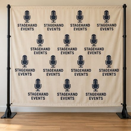 Custom Event Backdrop Tapestries